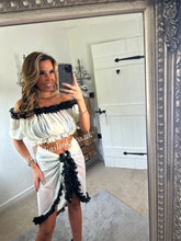 Load image into Gallery viewer, Cream/Black Two Piece Set