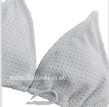 Load image into Gallery viewer, White Bikini+Rose Sarong Set