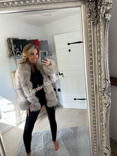 Load image into Gallery viewer, Soft Faux Fur Cardigan (Beige) PREMIUM COLLECTION