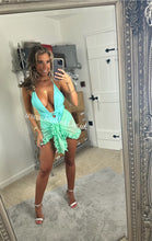 Load image into Gallery viewer, Mint Tie Up Swimsuit (CLEARANCE)