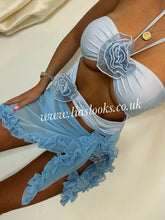Load image into Gallery viewer, Baby Blue Rose Swimsuit (CLEARANCE)