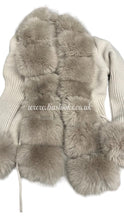 Load image into Gallery viewer, Soft Faux Fur Cardigan (Beige) PREMIUM COLLECTION