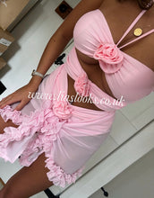 Load image into Gallery viewer, Frilly Ruffle Baby Pink Sarong