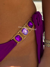 Load image into Gallery viewer, Purple Jewelled Bikini