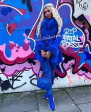 Load image into Gallery viewer, Royal Blue Wool & Cashmere Coat