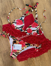 Load image into Gallery viewer, Rose Diamanté Bikini