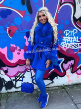 Load image into Gallery viewer, Royal Blue Wool & Cashmere Coat