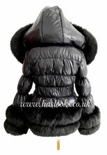 Load image into Gallery viewer, CHILDREN’S - Ebony Black Romani Coat (Faux Fur)