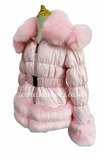 Load image into Gallery viewer, CHILDREN’S - Candy Floss Romani Coat (Faux Fur)