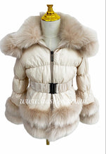 Load image into Gallery viewer, CHILDREN’S - Sandy Beige Romani Coat (Faux Fur)