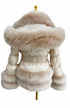 Load image into Gallery viewer, CHILDREN’S - Sandy Beige Romani Coat (Faux Fur)