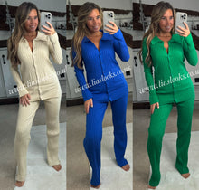 Load image into Gallery viewer, Flared Ribbed Lounge Sets (CLEARANCE)