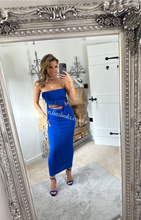 Load image into Gallery viewer, Royal Blue Rose Skirt Set (CLEARANCE)