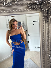 Load image into Gallery viewer, Royal Blue Rose Skirt Set (CLEARANCE)