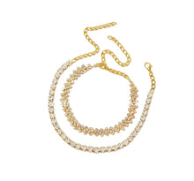 Load image into Gallery viewer, Bling Rhinestone Double Anklet Set (CLEARANCE)