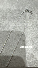 Load image into Gallery viewer, Bling Small Cross Necklace (Box Chain)