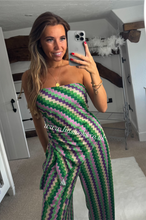 Load image into Gallery viewer, Zig Zag Trouser Set