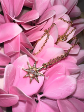 Load image into Gallery viewer, Star Diamond Gold Necklace (Link Chain) CLEARANCE