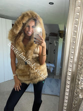 Load image into Gallery viewer, Caramel Romani Coat (Faux Fur)