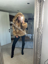Load image into Gallery viewer, Caramel Romani Coat (Faux Fur)