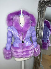 Load image into Gallery viewer, Lilac Romani Coat (Faux Fur)