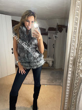 Load image into Gallery viewer, Charcoal Grey Romani Coat (Faux Fur)