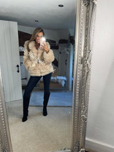 Load image into Gallery viewer, Sandy Beige Romani Coat (Faux Fur)