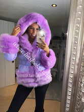 Load image into Gallery viewer, Lilac Romani Coat (Faux Fur)