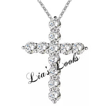 Load image into Gallery viewer, Bling Small Cross Necklace (Link Chain)