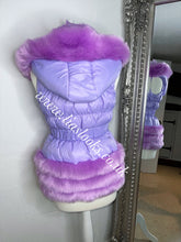 Load image into Gallery viewer, Lilac Romani Coat (Faux Fur)