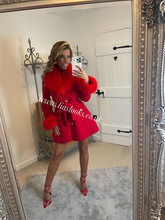 Load image into Gallery viewer, Ruby Red Wool & Cashmere Coat
