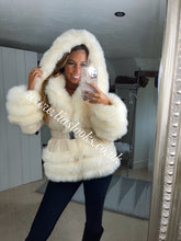 Load image into Gallery viewer, Creamy Cream Romani Coat