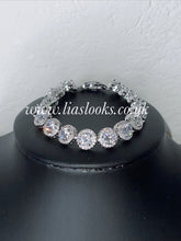 Load image into Gallery viewer, Bling Tennis Chain Bracelet (Silver)