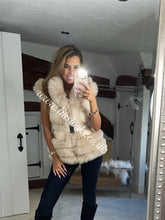 Load image into Gallery viewer, Sandy Beige Romani Coat (Faux Fur)