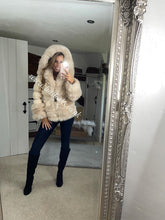 Load image into Gallery viewer, Sandy Beige Romani Coat (Faux Fur)
