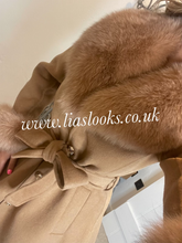 Load image into Gallery viewer, Camel Wool & Cashmere Coat