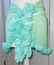 Load image into Gallery viewer, Frilly Ruffle Mint Sarong