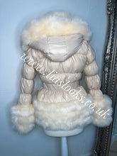 Load image into Gallery viewer, Creamy Cream Romani Coat