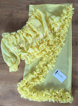Load image into Gallery viewer, Frilly Ruffle Lemon Sarong