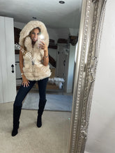 Load image into Gallery viewer, Sandy Beige Romani Coat (Faux Fur)