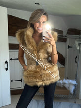 Load image into Gallery viewer, Caramel Romani Coat (Faux Fur)