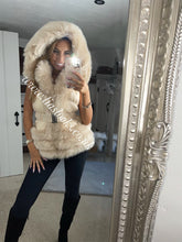 Load image into Gallery viewer, Sandy Beige Romani Coat (Faux Fur)