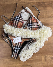 Load image into Gallery viewer, Frilly Ruffle Cream Sarong