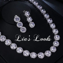 Load image into Gallery viewer, Bling Tennis Chain Necklace - Silver (+ Free Earrings)