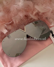 Load image into Gallery viewer, Silver Oversized Sunglasses