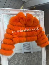 Load image into Gallery viewer, Deluxe Short Coat Fire Orange