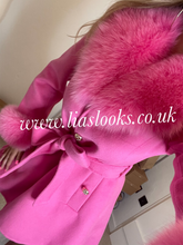 Load image into Gallery viewer, Bubblegum Pink Wool & Cashmere Coat
