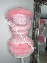 Load image into Gallery viewer, Candy Floss Pink Romani Coat (Faux Fur)