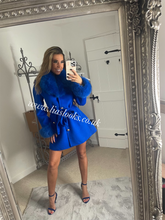 Load image into Gallery viewer, Royal Blue Wool & Cashmere Coat