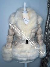 Load image into Gallery viewer, Creamy Cream Romani Coat